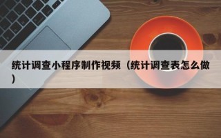 桓台统计调查小程序制作视频（统计调查表怎么做）