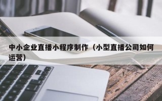 桓台中小企业直播小程序制作（小型直播公司如何运营）