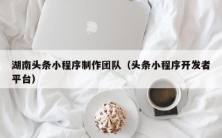桓台湖南头条小程序制作团队（头条小程序开发者平台）